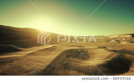 Beautiful sand dunes in the Sahara desert 80434588