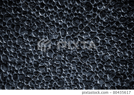 Polystyrene texture. Grey styrofoam foam material or white plastic pattern. Gray wall for board background. Blackboard wallpaper. 80435617
