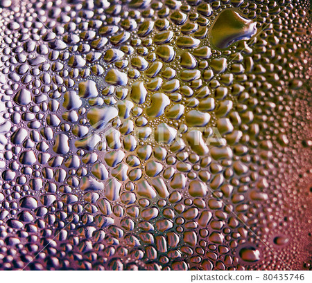 colorful drops of water 80435746