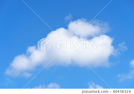 bright sky with beautiful clouds during a day as a background 80436329