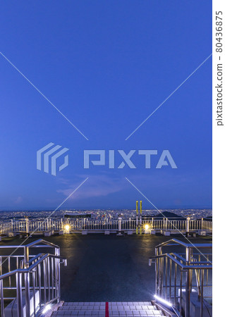 Okurayama Observatory surrounded by dusk 80436875