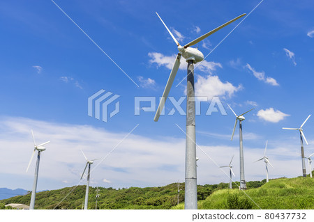 SDGs7 clean energy wind power generation 80437732