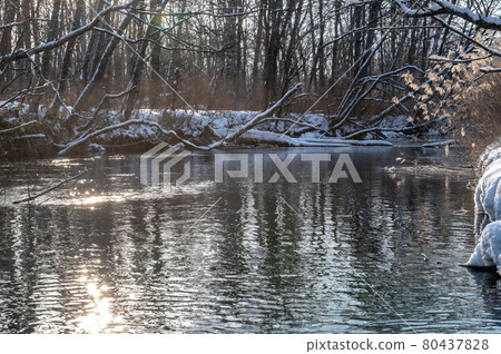 Kushiro River headwaters for canoeing 80437828