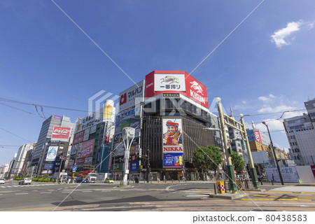 薄野十字路口風景 薄野十字路口風景 80438583