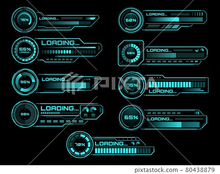 HUD loading process and power load status bars 80438879