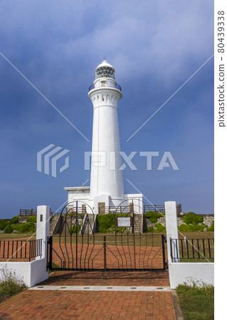 青森下北半島白屋崎燈塔 80439338