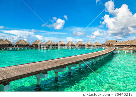 Water Villas (Bungalows) in the Maldives 80440212