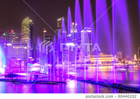 Laser show in Singapore 80440282