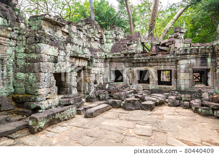 Preah Khan temple in Angkor Wat Preah Khan temple in Angkor Wat 80440409