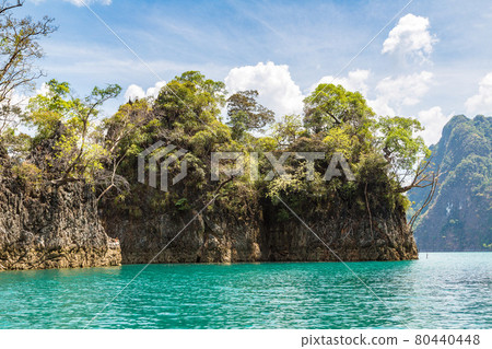 Cheow Lan lake in Thailand Cheow Lan lake in Thailand 80440448