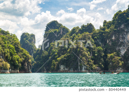 Cheow Lan lake in Thailand Cheow Lan lake in Thailand 80440449