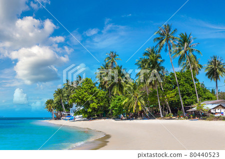 Tropical beach on Samui 80440523