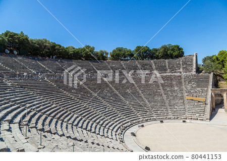 Epidaurus Amphitheater in Greece 80441153