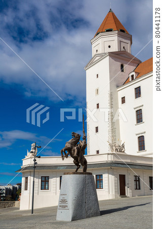 Medieval castle  in Bratislava, Slovakia 80441178