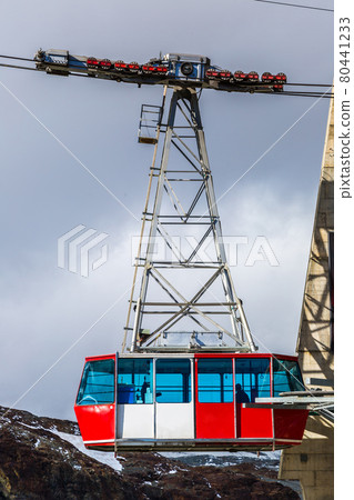Cable car to Matterhorn in Zermatt 80441233