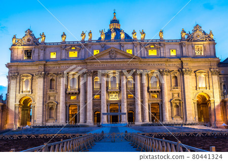 Vatican at night 80441324