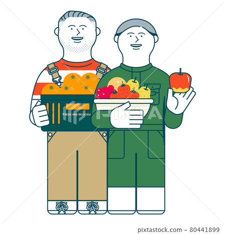 男性和女性果農 80441899