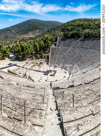 Epidaurus Amphitheater in Greece Epidaurus Amphitheater in Greece 80443203