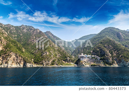Dionisiou Monastery on Mount Athos Dionisiou Monastery on Mount Athos 80443373