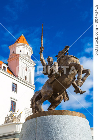 Medieval castle  in Bratislava, Slovakia 80443418