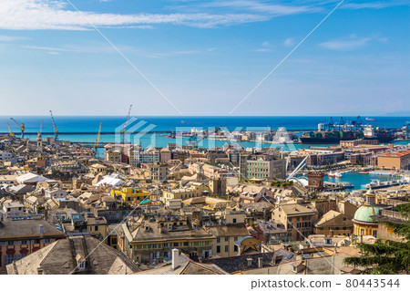 Port of Genoa in Italy 80443544