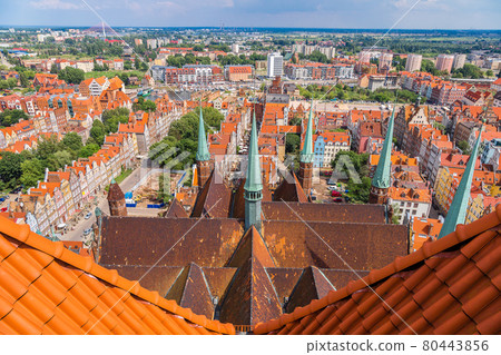 Gdansk, aerial view, Poland Gdansk, aerial view, Poland 80443856