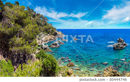 Coast of Lloret de Mar i 80444746