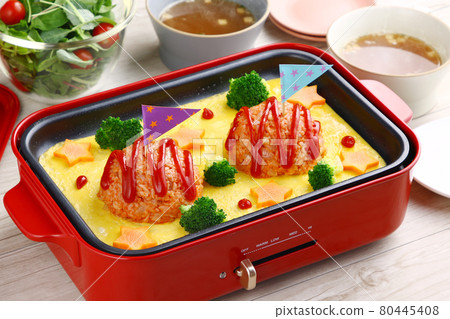 煎蛋飯 80445408