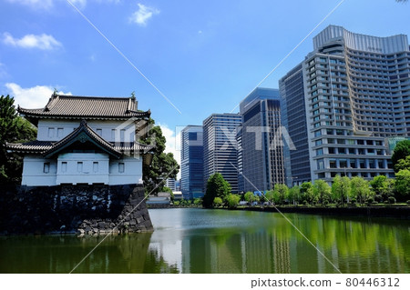 Edojo Sakurada and Otemachi Buildings in the Imperial Palace 80446312