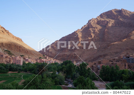Beautiful scenery of the Todra Valley, Morocco Beautiful scenery of the Todra Valley, Morocco 80447022