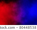 Colorful smoke or fog in black background. 80448538