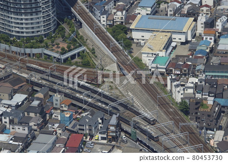 View from Tokyo Sky Tree: Tobu Sky Tree Line 10050 series (Asakusa ⇔ Kitasenju) View from Tokyo Sky Tree: Tobu Sky Tree Line 10050 series (Asakusa ⇔ Kitasenju) 80453730