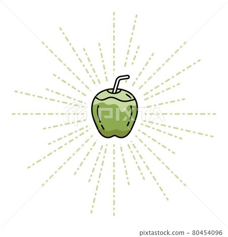 coconut logo Vector icon design illustration coconut logo Vector icon design illustration 80454096