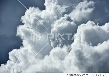 white clouds with bright sky 80454172