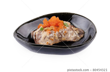 Sushi Wagyu Beef isolated on white background 80454321