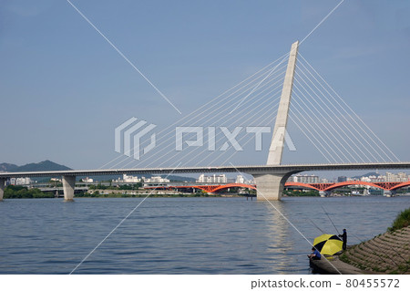 世界盃大橋，漢江，首爾 80455572