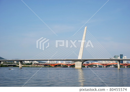 世界盃大橋，漢江，首爾 80455574