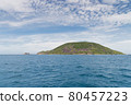 Hong Moon Island against the background of the sky and clouds 80457223