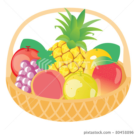 籃子裡的水果 80458896