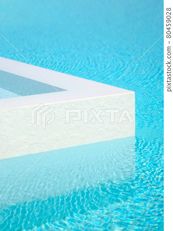 Background for cosmetic products,swimming pool.Geometrical concrete stone podium.Empty showcase,packaging product presentation.Mockup pedestal,sunlight water.Beauty treatment medical skincare concept. Background for cosmetic products,swimming pool.Geometrical concrete stone podium.Empty showcase,packaging product presentation.Mockup pedestal,sunlight water.Beauty treatment medical skincare concept. 80459028