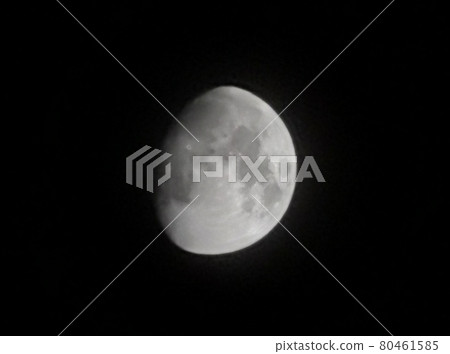 First quarter moon First quarter moon 80461585