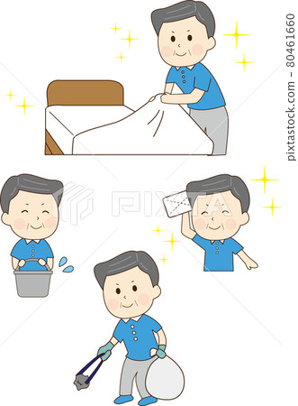 清潔/酒店工作人員(老年男性) 清潔/酒店工作人員(老年男性) 80461660