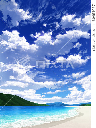 【人像用】藍天白雲 08_mountain 01_sea 10 80461687