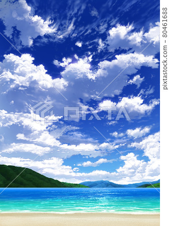 [人像]藍天白雲08_山01_海06 80461688