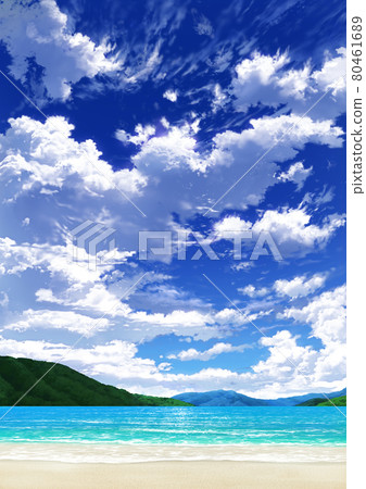 [人像]藍天白雲08_山01_海07 80461689