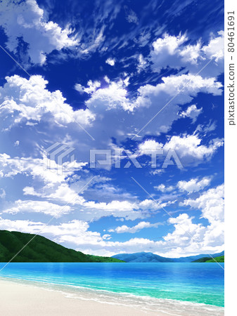 【人像用】藍天白雲08_mountain 01_sea 09 80461691