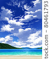 [人像]藍天白雲10_mountain 01_sea 06 80461793