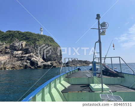 四國最南端足折海角的船景 四國最南端足折海角的船景 80465531