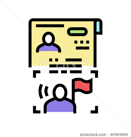 visa as political asylum color icon vector illustration visa as political asylum color icon vector illustration 80465604