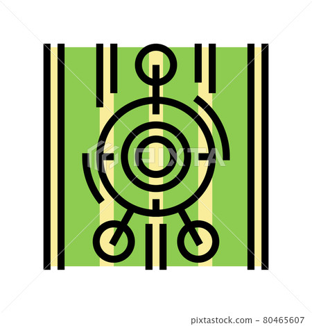 alien sight color icon vector illustration alien sight color icon vector illustration 80465607